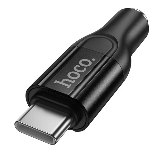 USB-C - 3,5 mm äänisovitin HOCO UPA35, musta