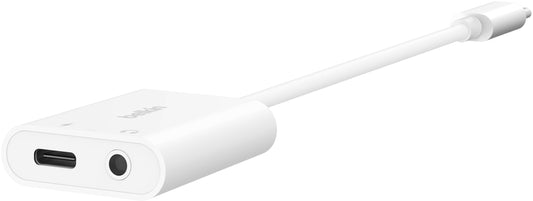 USB-C - 3,5 mm / USB-C äänisovitin Belkin RockStar, Musta NPA004btBK