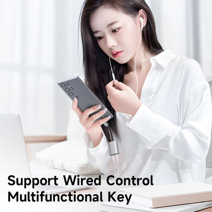 USB-C - USB-C / 3.5mm McDodo CA-5050 Wales -audioadapteri, Harmaa