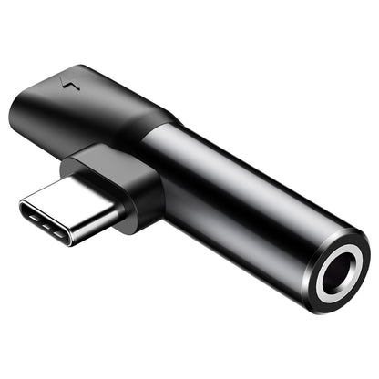 Äänisovitin USB-C - USB-C / 3,5 mm Baseus L41, musta CATL41-01