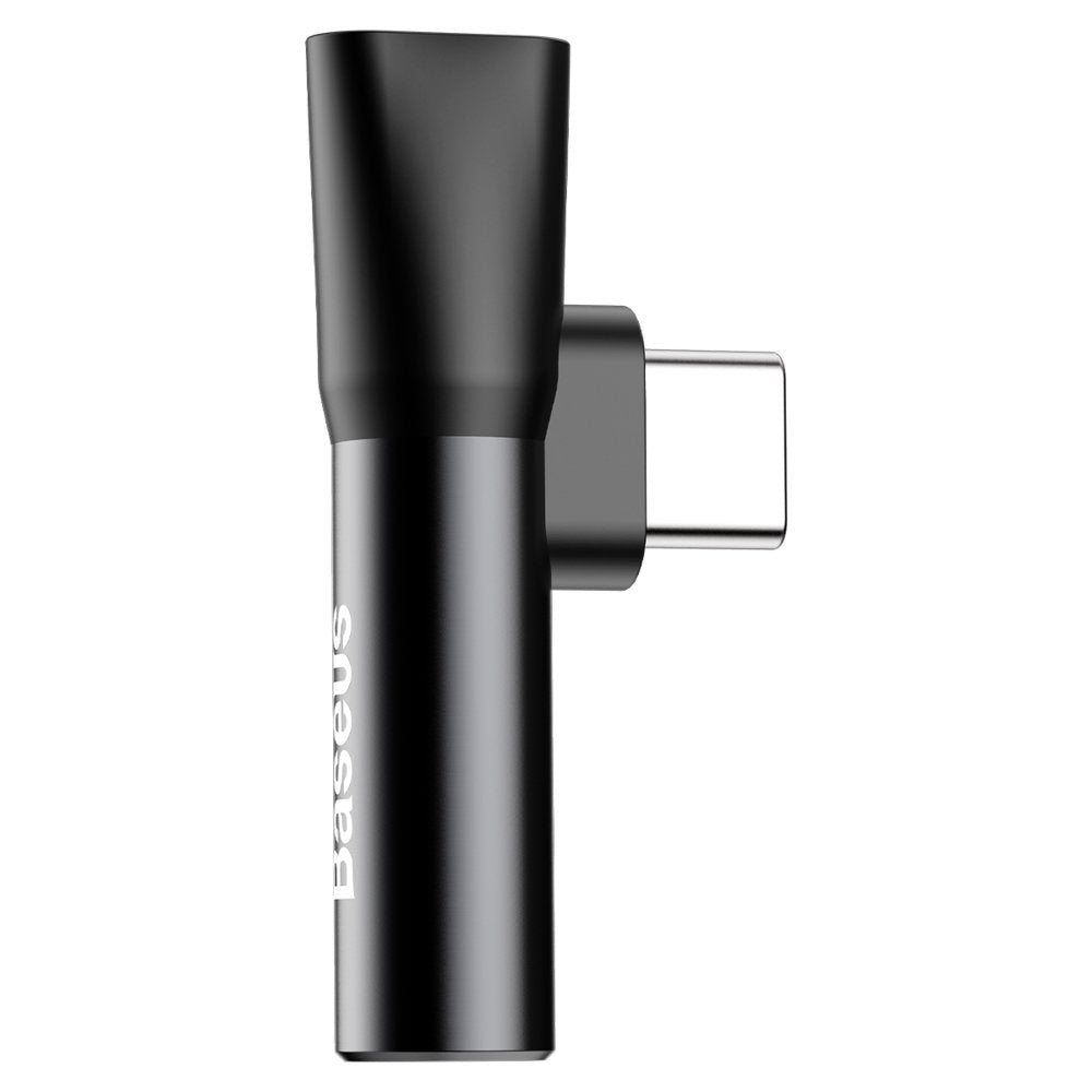 Äänisovitin USB-C - USB-C / 3,5 mm Baseus L41, musta CATL41-01