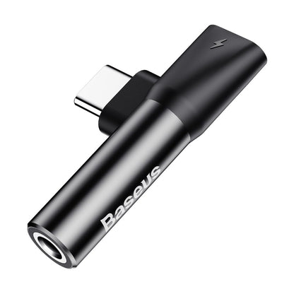 Äänisovitin USB-C - USB-C / 3,5 mm Baseus L41, musta CATL41-01
