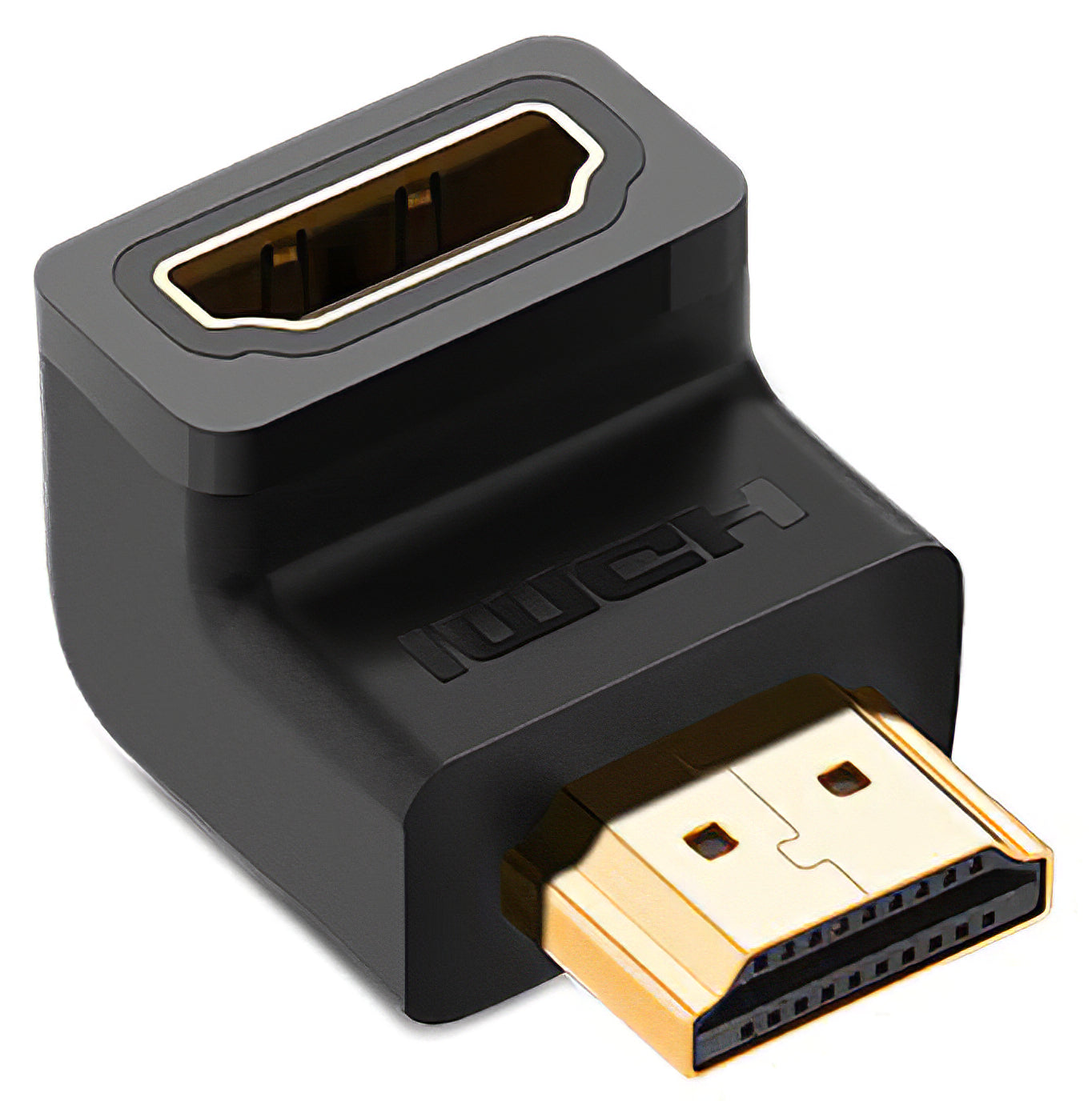 UGREEN HD112 Videoadapteri Ylös Kulma, HDMI - HDMI, 4K, Musta