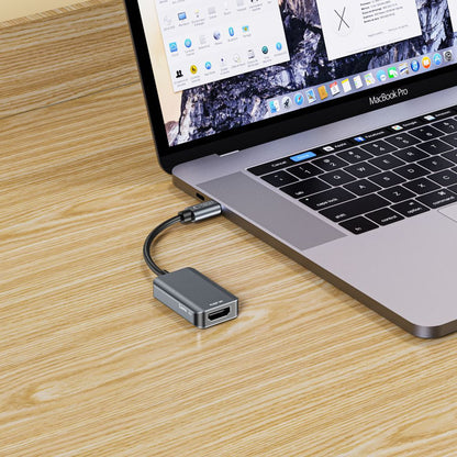 USB-C - HDMI Tech-Protect Ultraboost -äänisovitin, Musta