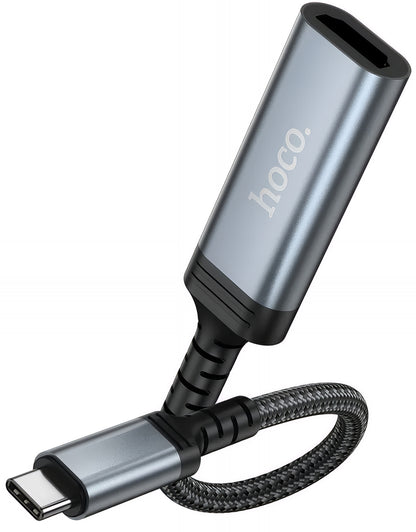 Audio- ja videomuunnin USB-C - HDMI HOCO UA43A, Harmaa