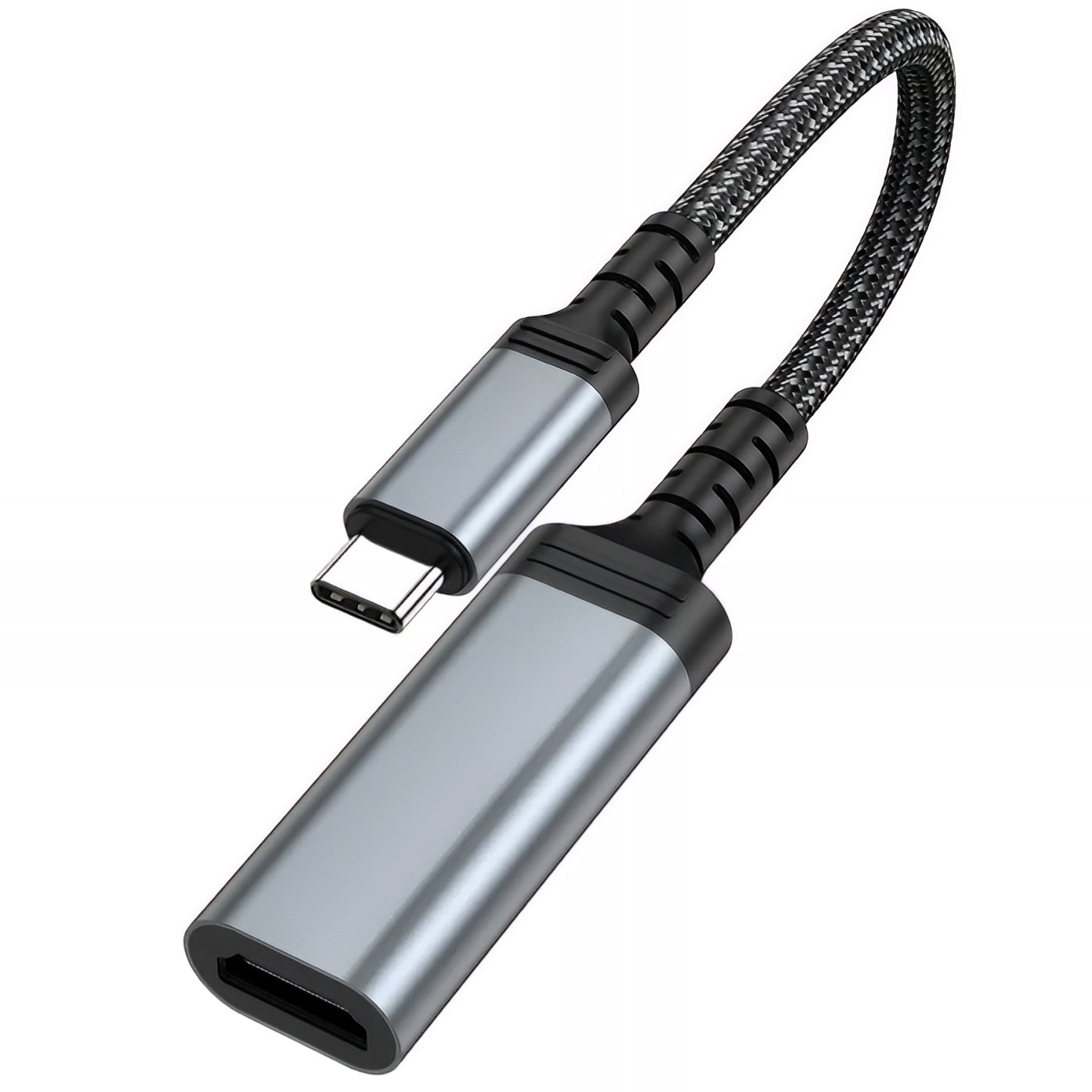 Audio- ja videomuunnin USB-C - HDMI HOCO UA43A, Harmaa