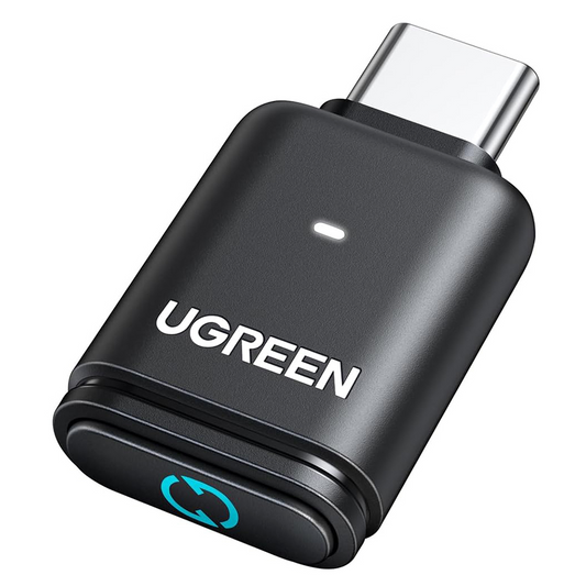Bluetooth USB-C -sovitin UGREEN BT501, Musta, Uudelleenpakattu