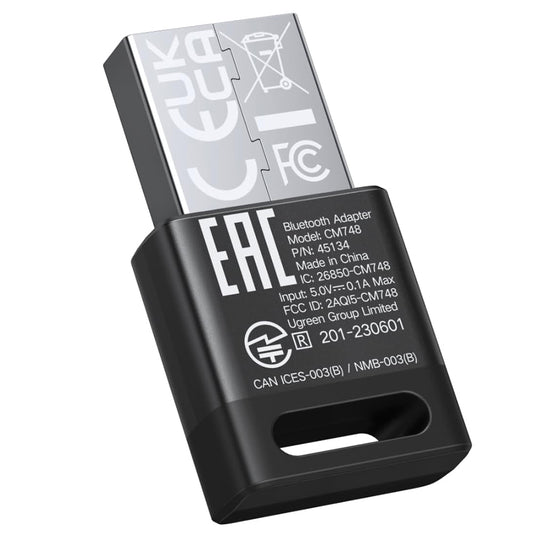 UGREEN CM748 (45134) USB Bluetooth -sovitin, Musta