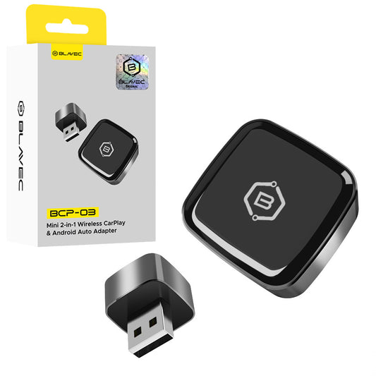 Langaton Carplay / Android Auto -sovitin Blavec BCP-03 Apple iPhone / Android -sarjalle