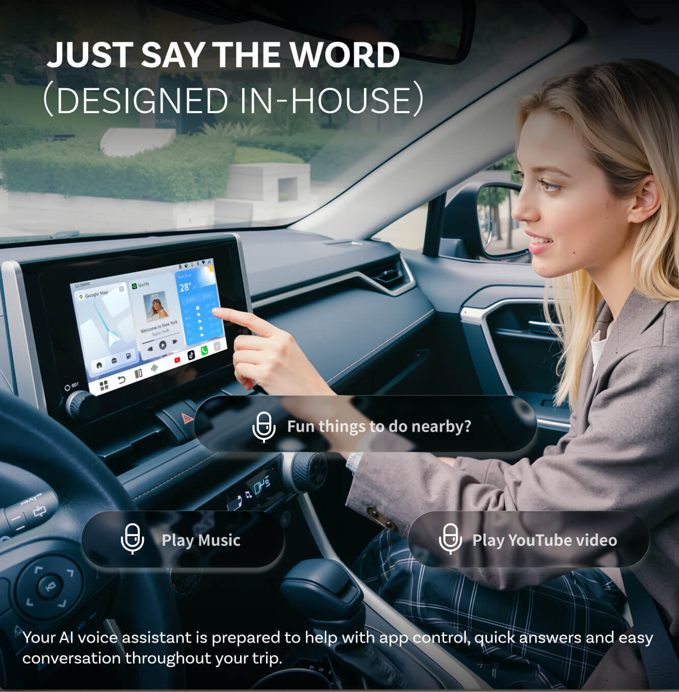 Langaton Carplay / Android Auto -sovitin Ottocast OttoAibox P3 Pro Apple iPhone / Android -sarjalle PCS61-T