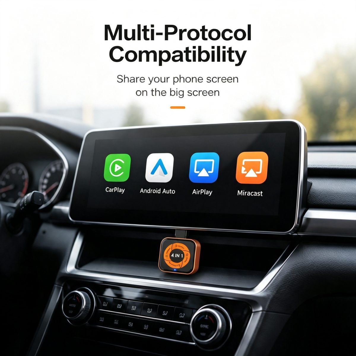 Carplay / Android Auto -langaton Carlinkit Mini Ultra6 -sovitin Apple iPhone / Android -sarjalle