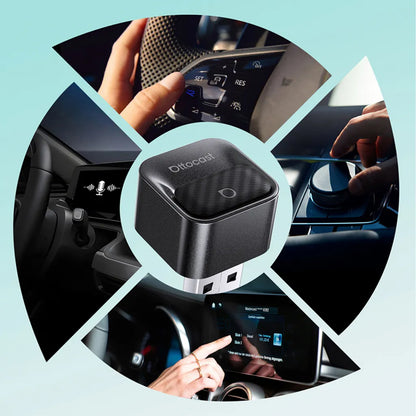 Langaton Carplay / Android Auto -sovitin Ottocast Mini Pico Style B Apple iPhone / Android -sarjalle CA525-T3