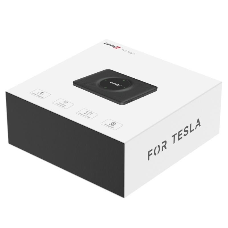 Carplay / Android Auto Wireless Carlinkit -sovitin, yhteensopiva Tesla Model 3 / X / Y / S kanssa Apple iPhone / Android -sarjalle CPC200-T2C
