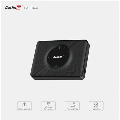 Carplay / Android Auto Wireless Carlinkit -sovitin, yhteensopiva Tesla Model 3 / X / Y / S kanssa Apple iPhone / Android -sarjalle CPC200-T2C