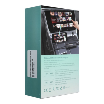 Carplay / Android Auto Ottocast Mirror Touch -sovitin Apple iPhone / Android Series CA450-T varten