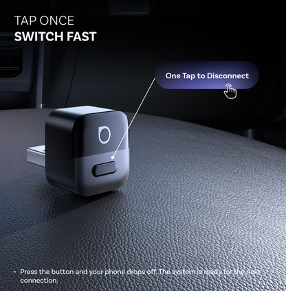 Langaton Carplay / Android Auto -sovitin Ottocast Mini Pico Style A Apple iPhone / Android -sarjalle CA525-T