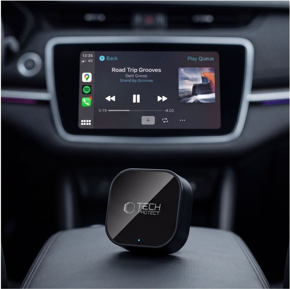 Tech-Protect UltraBoost CA01 langaton Carplay / Android Auto -sovitin Apple iPhone / Android -sarjalle