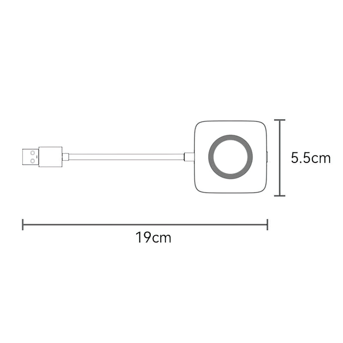 Langaton Carplay-sovitin Yesido KM23 Apple iPhone -sarjalle