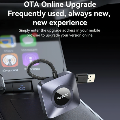 Langaton Carplay-sovitin Yesido KM23 Apple iPhone -sarjalle