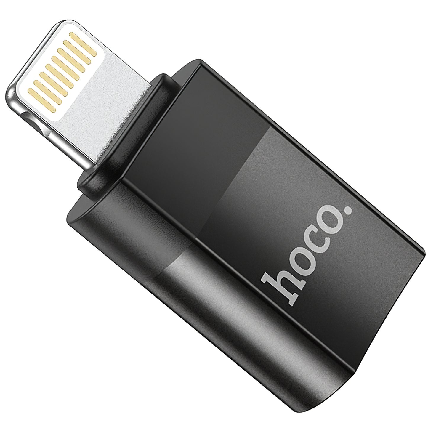 Tieto- ja lataussovitin USB-C - Lightning HOCO UA17, musta 