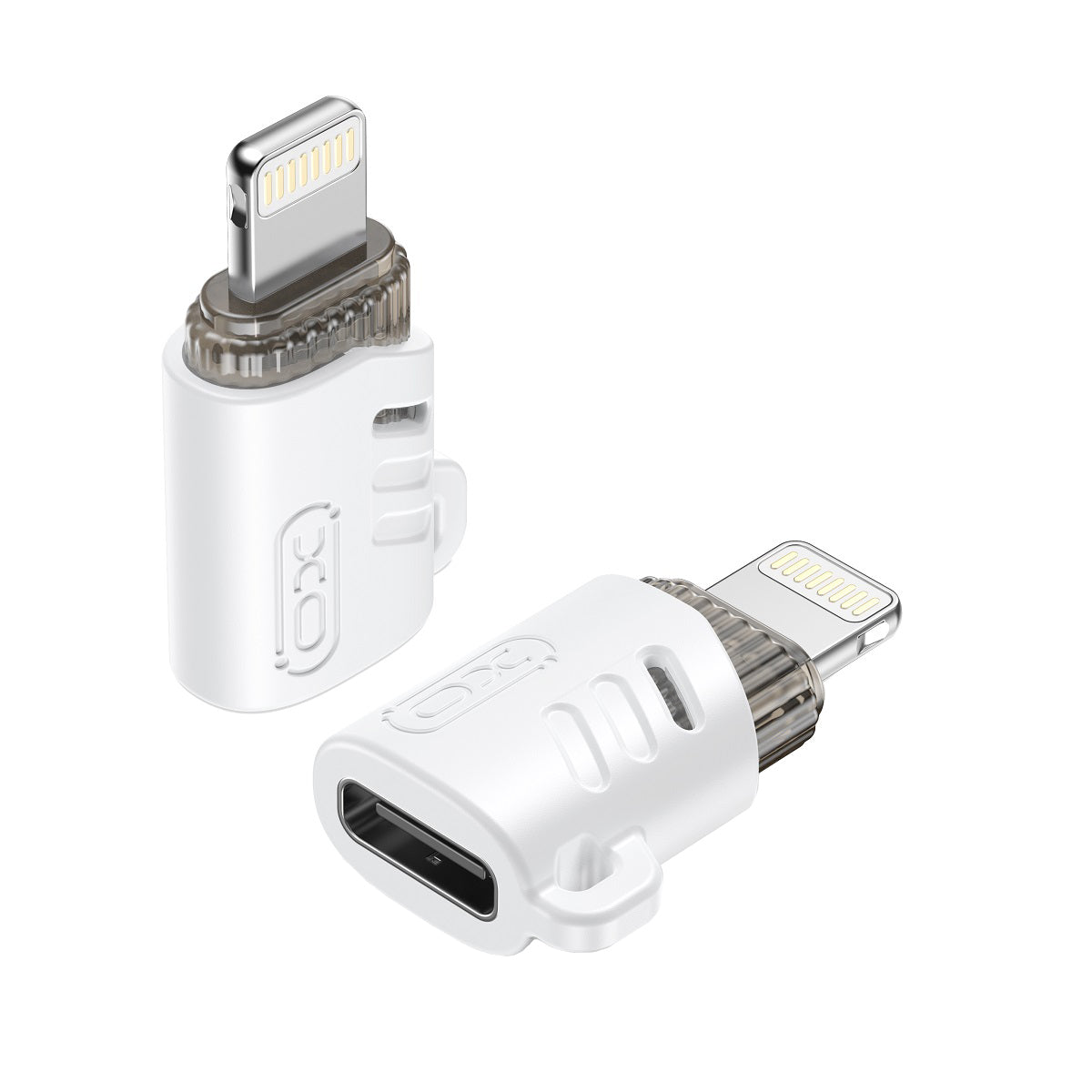 USB-C - Lightning -datasiirto- ja latausadapteri XO Design NB256E, Valkoinen
