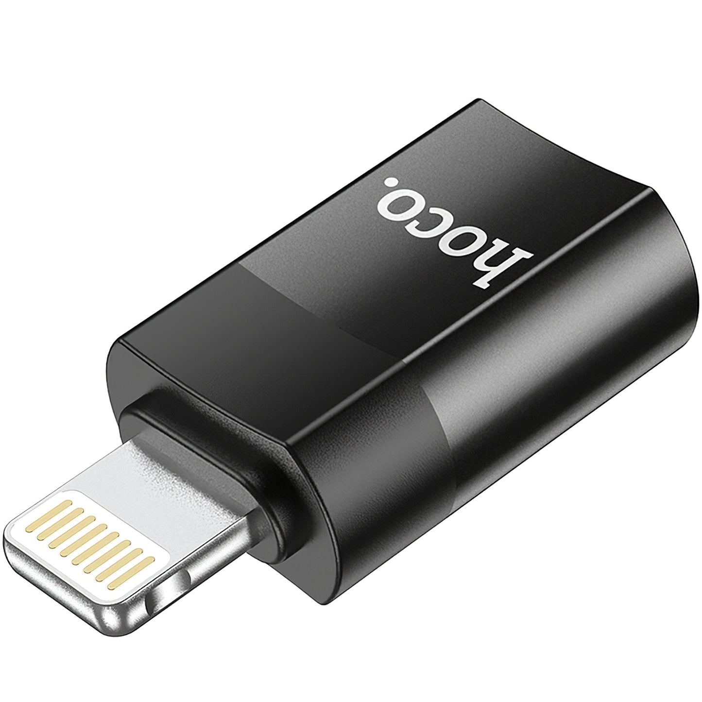 Tieto- ja lataussovitin USB-C - Lightning HOCO UA17, musta 
