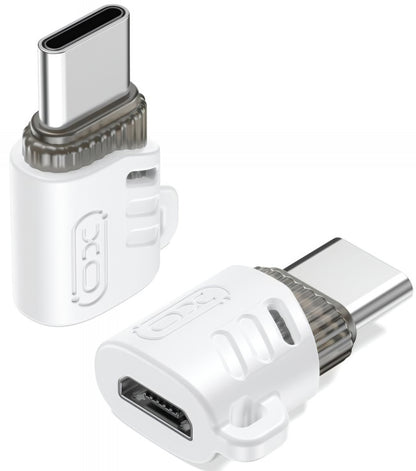 MicroUSB to USB-C Data and Charging Adapter XO Design NB256G, White