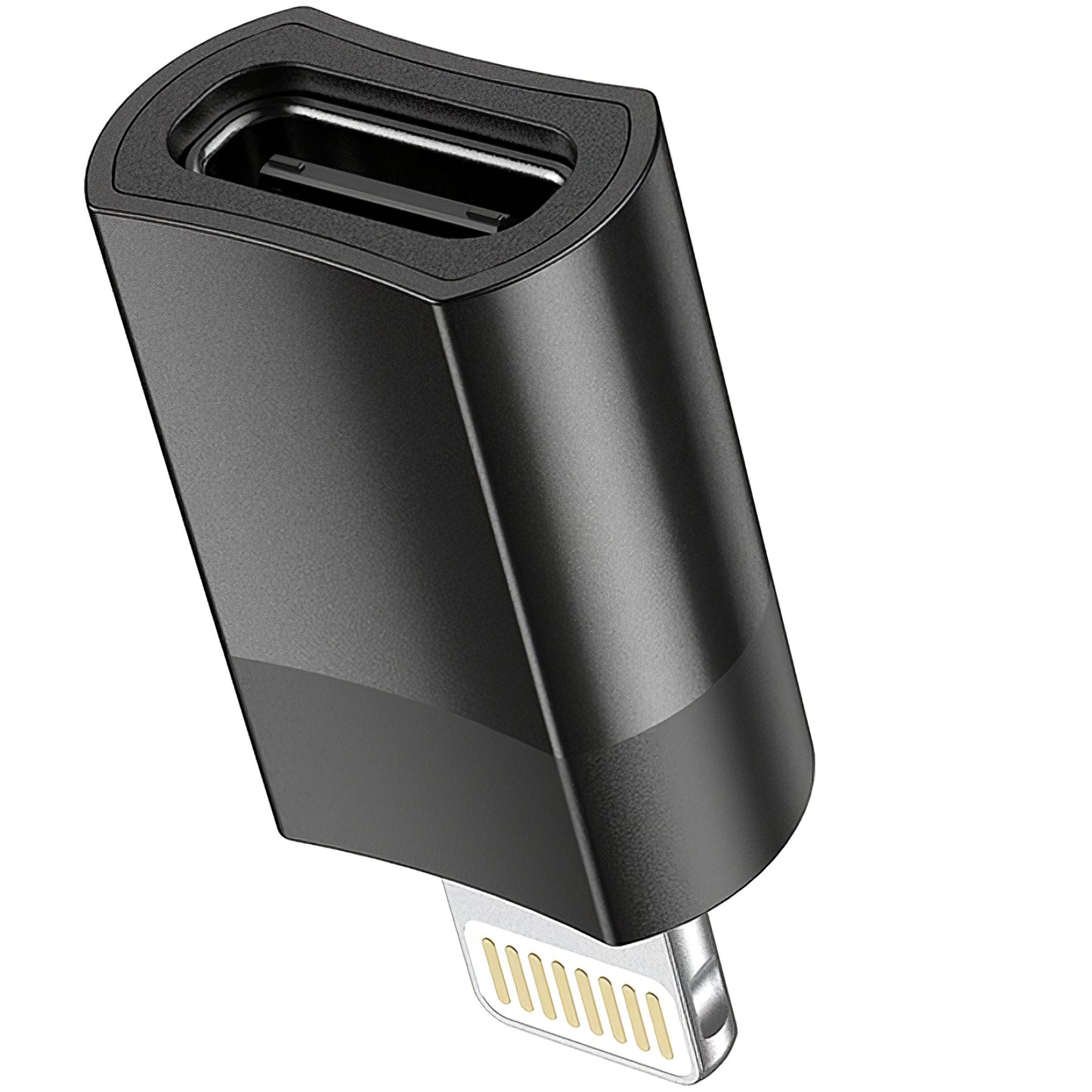 Tieto- ja lataussovitin USB-C - Lightning HOCO UA17, musta 