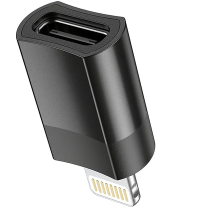 Tieto- ja lataussovitin USB-C - Lightning HOCO UA17, musta 