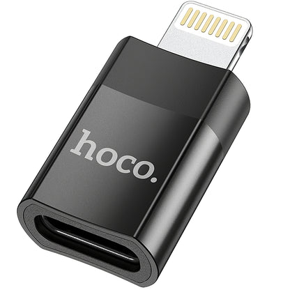 Tieto- ja lataussovitin USB-C - Lightning HOCO UA17, musta 