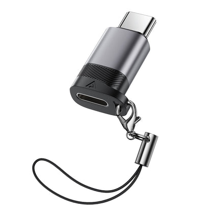 Data- ja latausadapteri Lightning - USB-C Acefast J19, Harmaa
