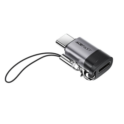 Data- ja latausadapteri Lightning - USB-C Acefast J19, Harmaa