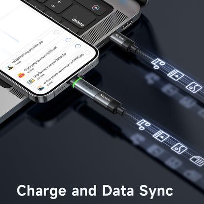 Adaptori Tiedot ja Lataus Lightning - USB-C McDodo OT-6010 Power Off, Musta