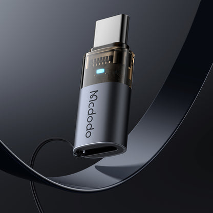 Data- ja latausadapteri Lightning - USB-C McDodo OT-7610, Musta