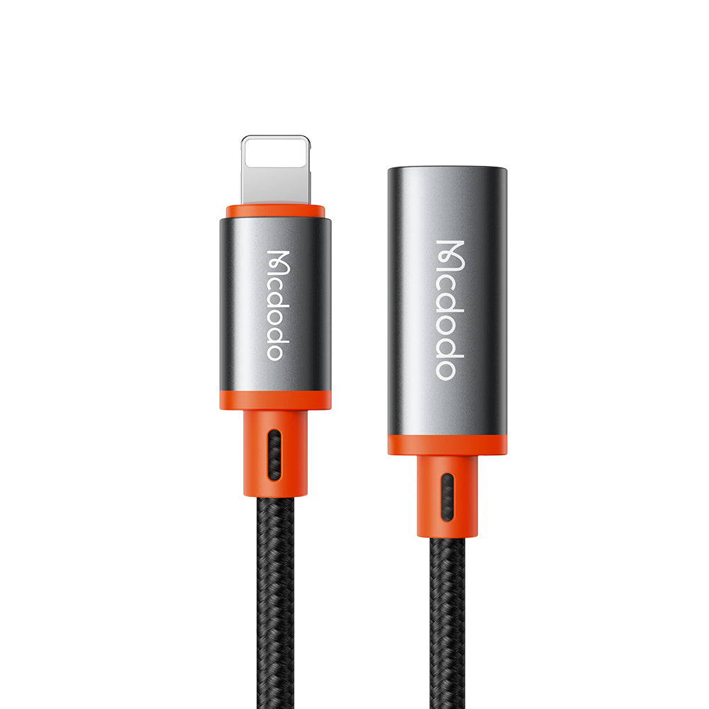 USB-C - Lightning McDodo CA-1440 -datan ja latauksen sovitin, Musta