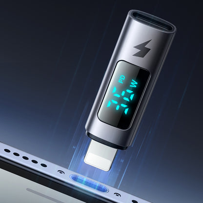 USB-C - Lightning McDodo OT-6100 Wales Display -datasiirtymis- ja latausadapteri, Musta