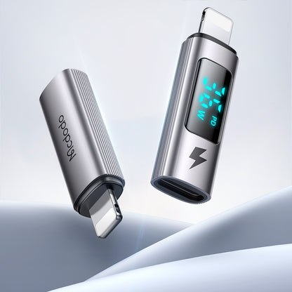 USB-C - Lightning McDodo OT-6100 Wales Display -datasiirtymis- ja latausadapteri, Musta