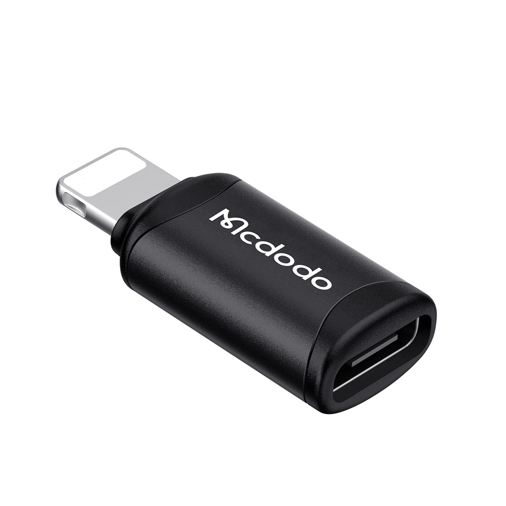 USB-C - Lightning McDodo OT-7680 -data- ja latausadapteri, Musta