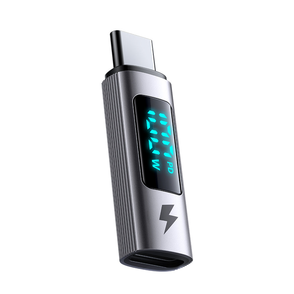 USB-C - USB-C McDodo OT-6090 Wales Display -data- ja latausadapteri, Musta