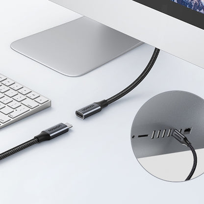 UGREEN US372 (45191) USB-C jatkokaapeli, 1m, Musta