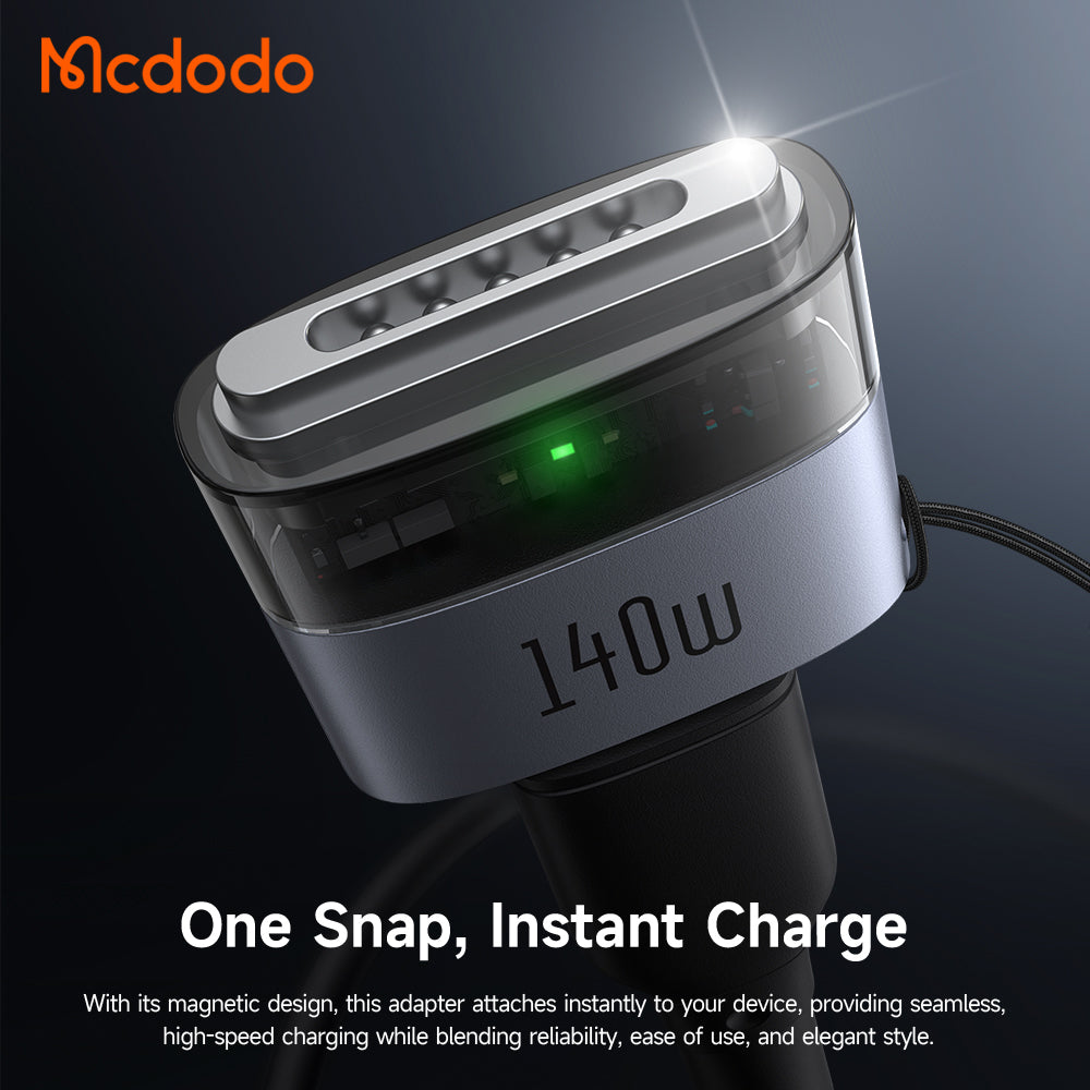 USB-C-latausadapteri - MagSafe 3 McDodo OT-8850, Musta
