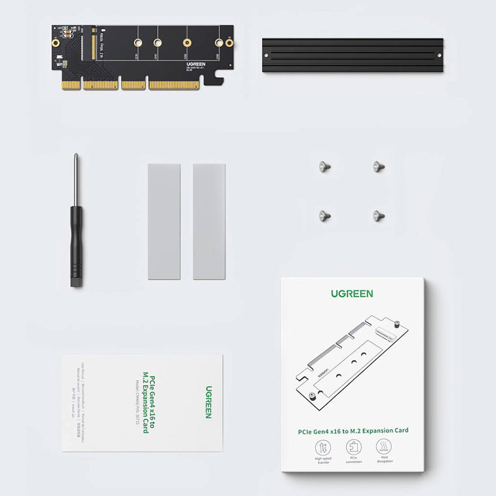 SSD-sovitin UGREEN CM465 (30715), NVMe M.2 - PCIe 4.0 X4