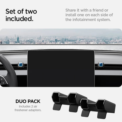 Spigen Car Air Freshener Adapter for Tesla Y Juniper / 3 Highland, Set of 2 pieces ACP10164