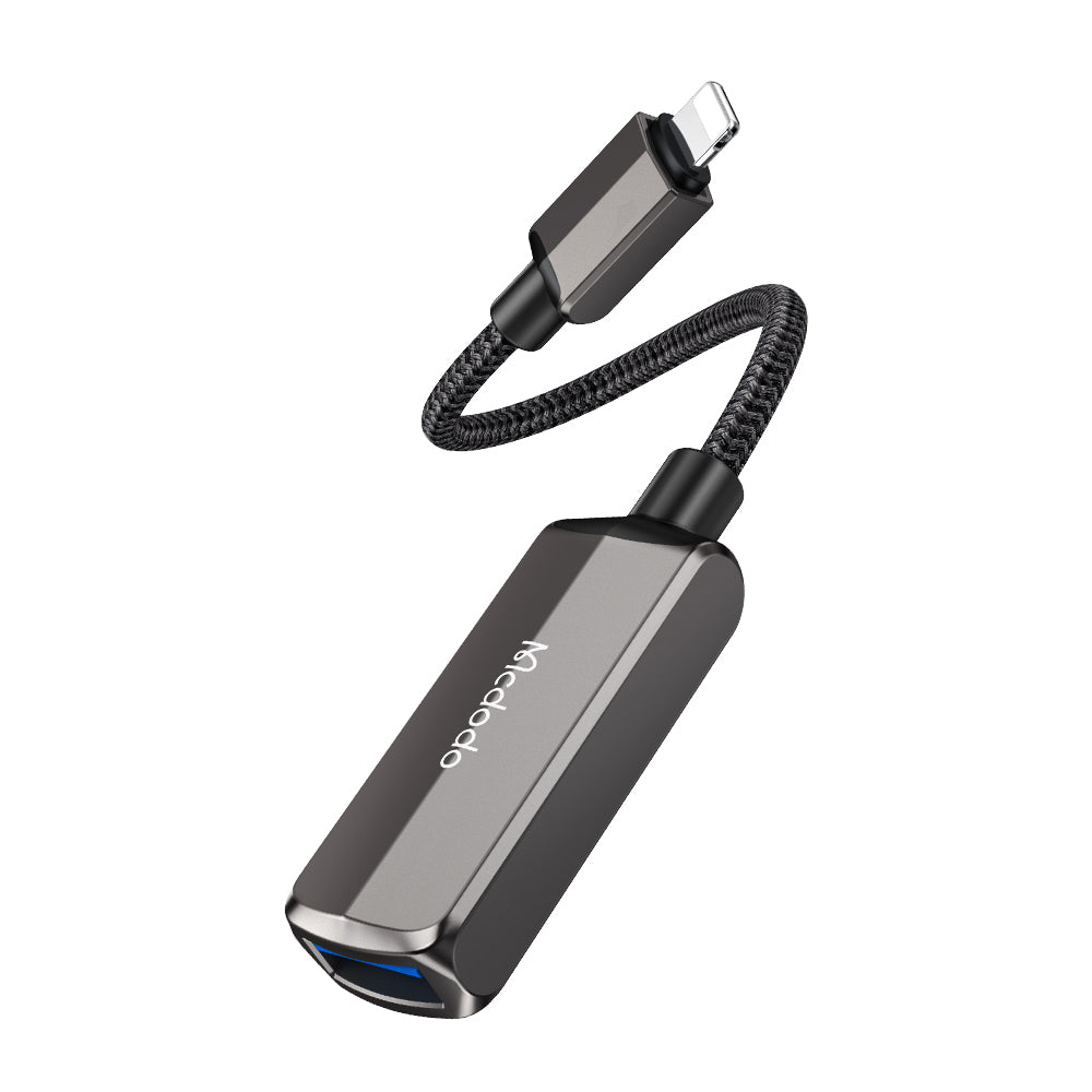 OTG-sovitin Lightning - USB-A McDodo CA-2690, Harmaa