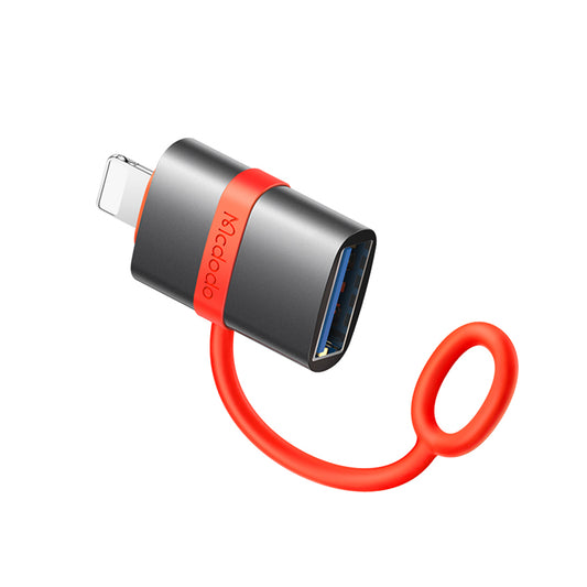 OTG-sovitin Lightning - USB-A McDodo OT-2600, Harmaa