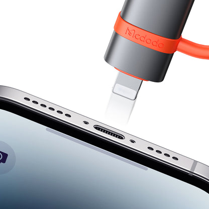 OTG-sovitin Lightning - USB-A McDodo OT-2600, Harmaa