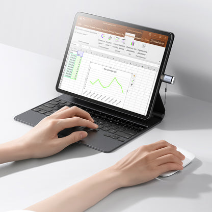 OTG Lightning - USB-A McDodo OT-7390 Adapter, Black