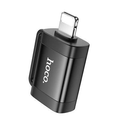 OTG-sovitin Lightning - USB-A HOCO UA31A, Musta