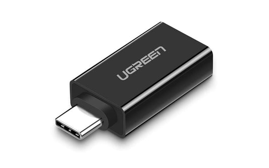 OTG-sovitin USB-C - USB-A UGREEN US173, Musta
