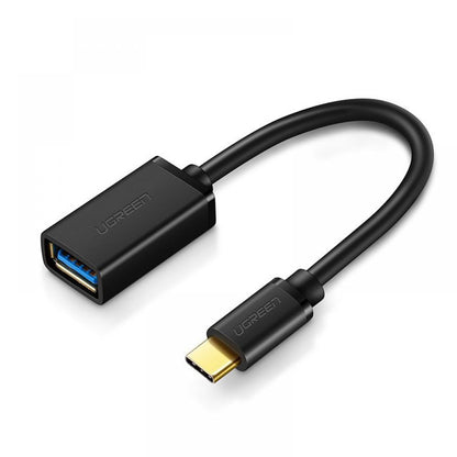 USB-C USB-A OTG-sovitin UGREEN US154, musta 